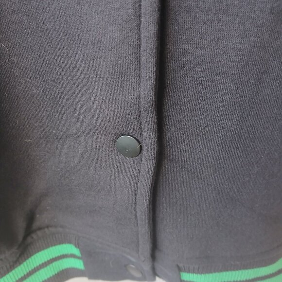 Wicked Defy Gravity Girls Varsity Black/Green Jacket - Size 14-16 NWOT - Picture 5 of 7